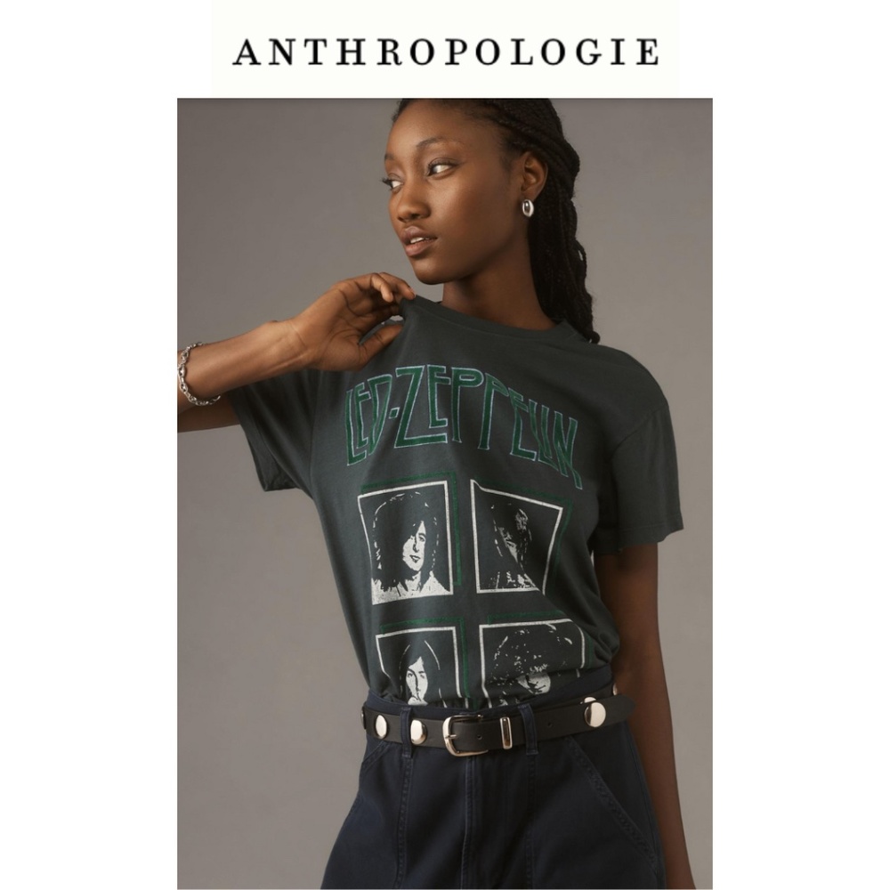 Anthropologie Letluv Led Zeppelin Graphic Tee